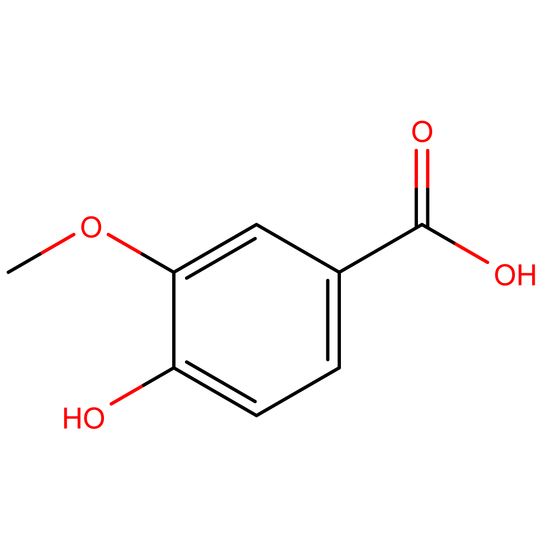 Vanillic Acid CAS 121-34-6