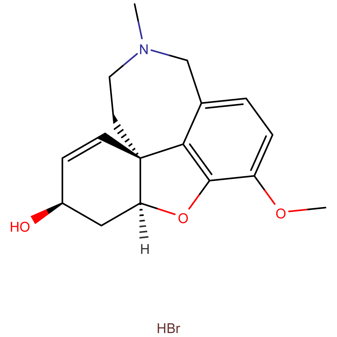Galantamine Hydrobromide CAS 1953-04-4