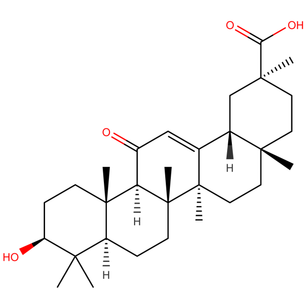 Glycyrrhetinic Acid CAS 471-53-4