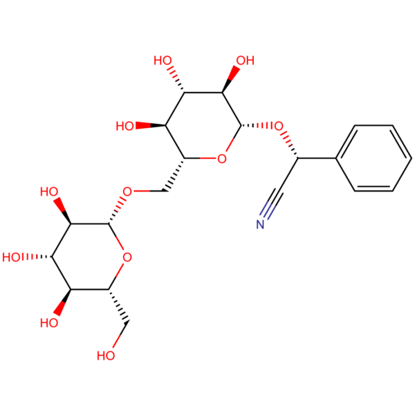 Structure Amygdalin CAS 29883-15-6