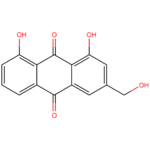 Structure Aloe Emodine CAS 481-72-1