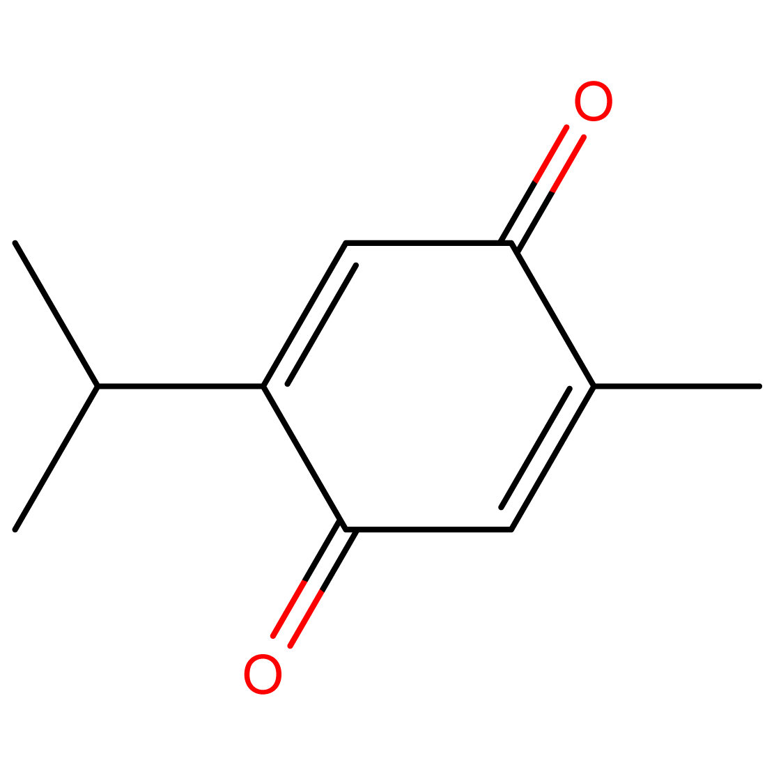 Structure Thymoquinone CAS 490-91-5