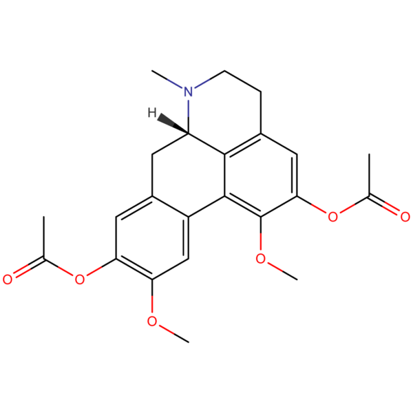 Structure Diacetyl boldine CAS 72584-75-9