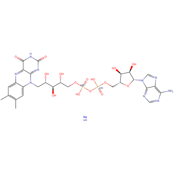 Structure Flavin adenine dinucleotide disodium( FAD disodium) CAS 84366-81-4